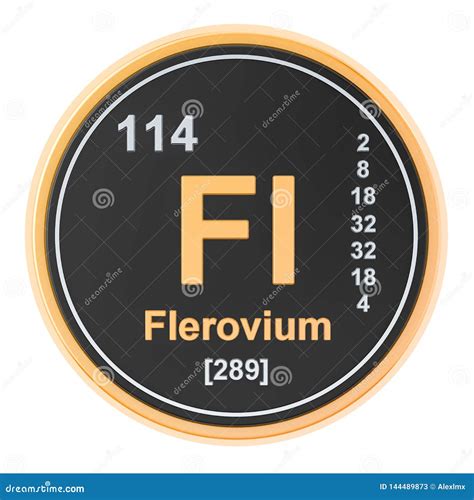 Flerovium Post Transition Metals Chemical Element Of Mendeleev S