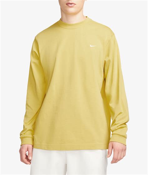 Yellow Nike Solo Swoosh T Shirt Svd