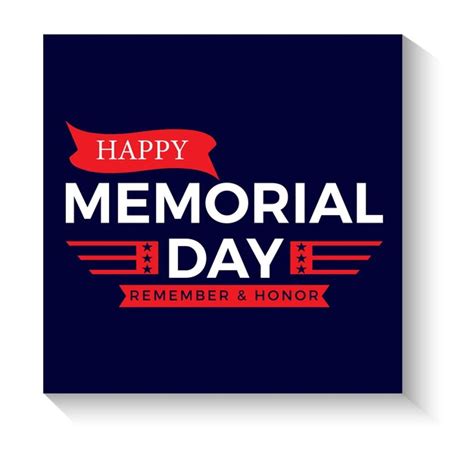 Premium Vector Vector Flat Usa Memorial Day Illustration