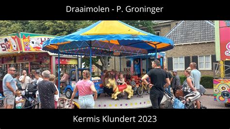 Draaimolen P Groninger Offride Kermis Klundert 2023 YouTube