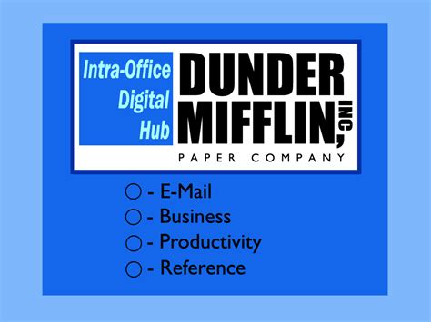 Dunder Mifflin Logo - The Office Wallpaper (41129) - Fanpop