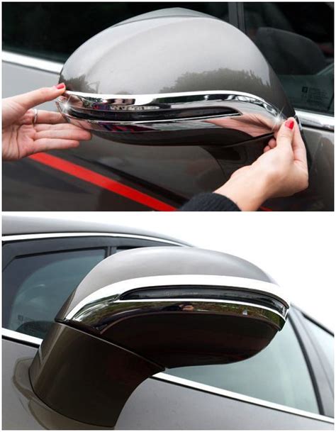 For Buick Envision Chrome Rear View Side Mirror Cover Molding