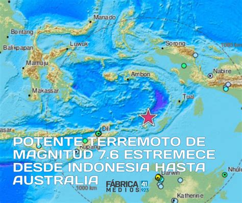 Potente Terremoto De Magnitud 7 6 Estremece Desde Indonesia Hasta