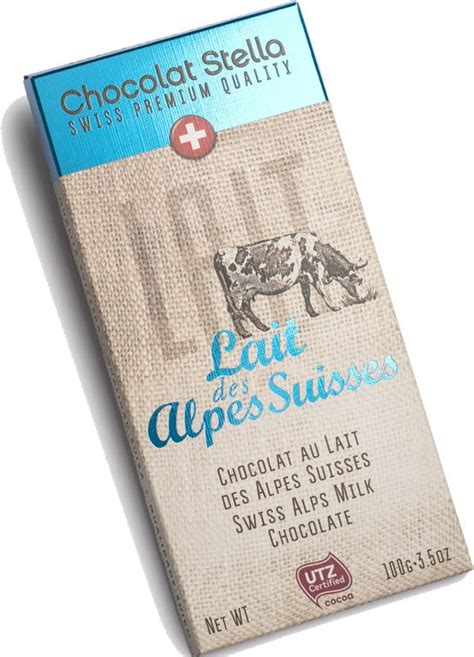 Chocolat Stella Milchschokolade Lait Des Alpes Suisses G Swiss Finest