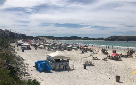 Quinta Feira 9 Tempo Abafado E Mar Do Caribe Em Cabo Frio Cabo