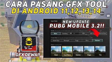 New Updatecara Pasang Gfx Tool Di Pubg Mobile Support Semua