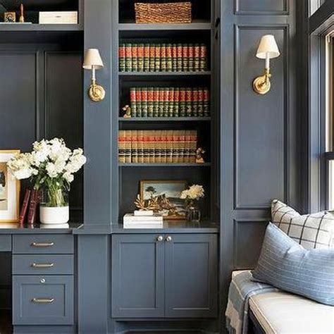 15 The Best Navy Blue Bookcases