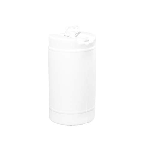 15 Gallon Natural Tight Head Single Handle Plastic Drum Illing