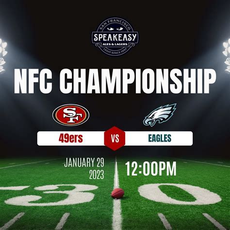 49ers vs. Eagles Watch Party at Speakeasy Brewery (SF)