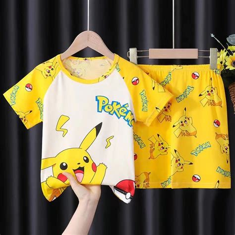 Pokémon Pikachu Sommerpyjama für Kinder Alle schlafanzuge