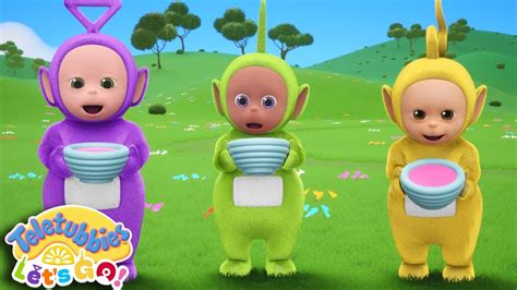 Bowls Full Of Tubby Custard Teletubbies Let’s Go Full Episodes Compilation Youtube