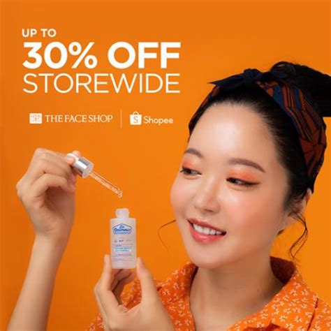 The Face Shop CNY Promotion Up To 30 OFF On Shopee 31 January 2021