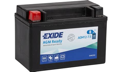 Batteri Exide V Ah Agm Ready Vedlikeholdsfri Agm