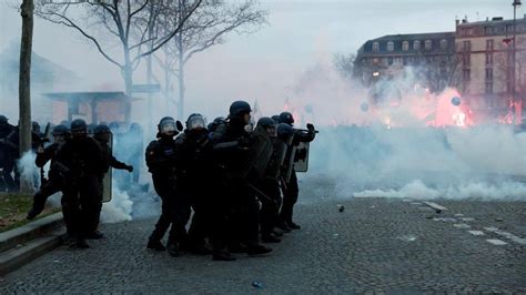 French Protests Intensify Against Pension Age Rise Bbc News