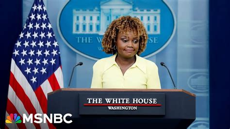 Watch White House Holds Press Briefing Youtube