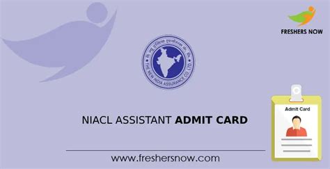 Niacl Assistant Admit Card 2024 Out Regional Language Test