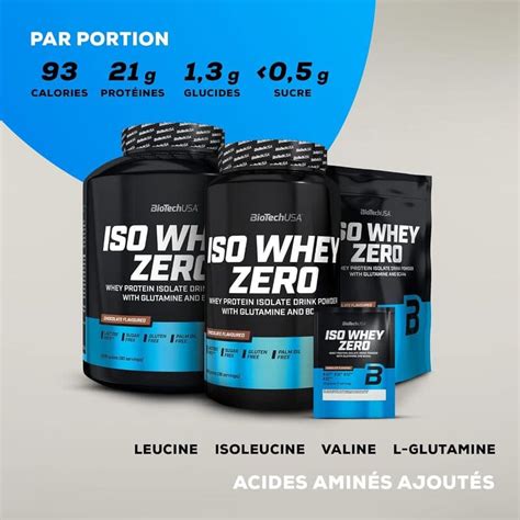 Iso Whey Zero Whey Isolate Biotech Usa Nutrisport Performance