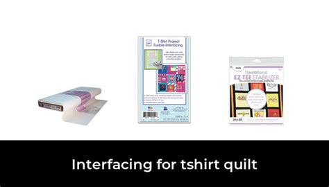 Best Interfacing For Tshirt Quilt After Hours Of Research