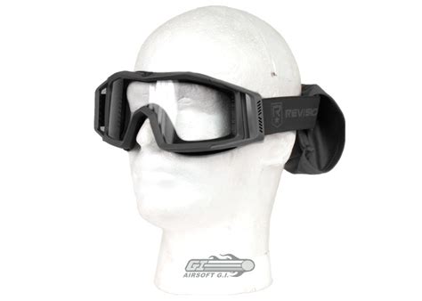 Revision Wolfspider Goggle W Clear Lens Black