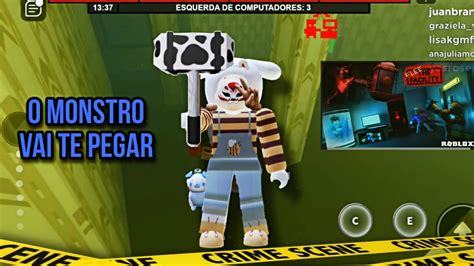 VIREI UM MONSTRO TENEBROSO NO MARRETÃO Flee the facility Roblox