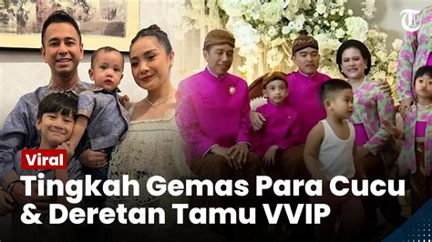 Live Pernikahan Kaesang Erina Deretan Tamu Vvip Hingga Tingkah