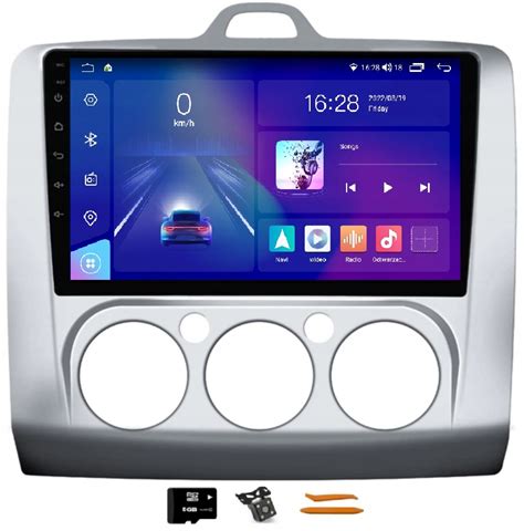 RADIO ANDROID NAWIGACJA XQ460S 2K QLED CARPLAY FORD FOCUS MK2 2 II 04