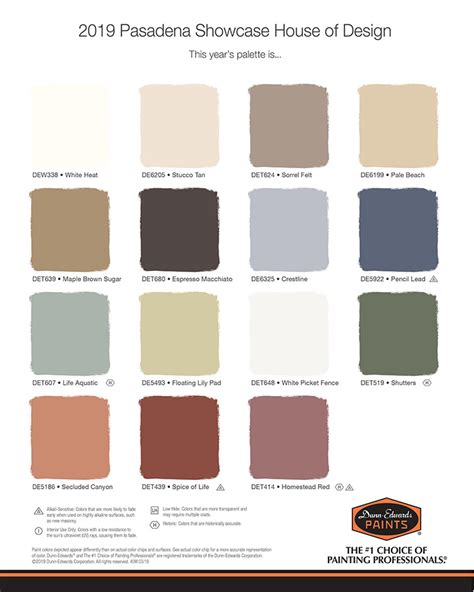 Color Palettes Dunn Edwards Exterior Paint Colors 2019 By