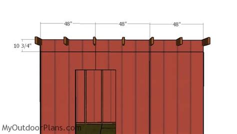 10x12 Flat Shed Roof Plans MyOutdoorPlans