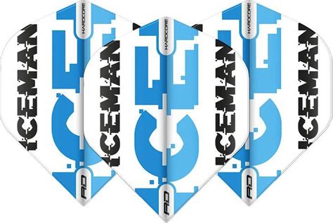 RED DRAGON Gerwyn Price Hardcore Wit En Blauw Logo Extra Dikke Dartvluchten 3 Sets Bol