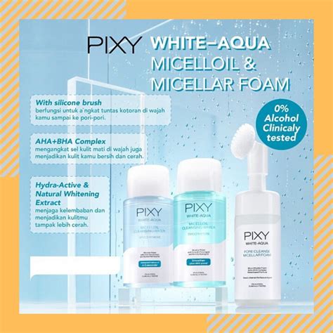 Jual PERAWATAN WAJAH PEMBERSIH WAJAH PORI PORI Pixy White Aqua