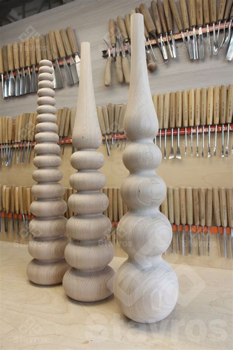Фигурные опоры для мебели. Массив бука. Carved furniture legs. Solid ...