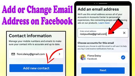 How To Add Email In Facebook How To Add Email Address On