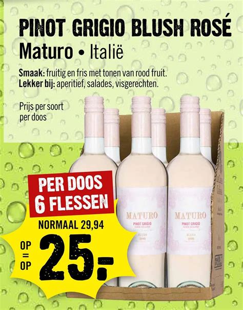 Pinot Grigio Blush Rose Aanbieding Bij Dirck 3