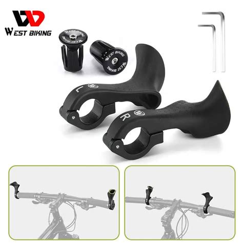 Pair Ergonomic Design Bicycle Inner Bar Ends Mm Handlebar Gravel