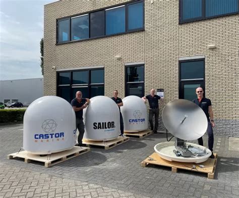 Castor Marine Ships First Cobham Satcom Sailor 1000 Txrs