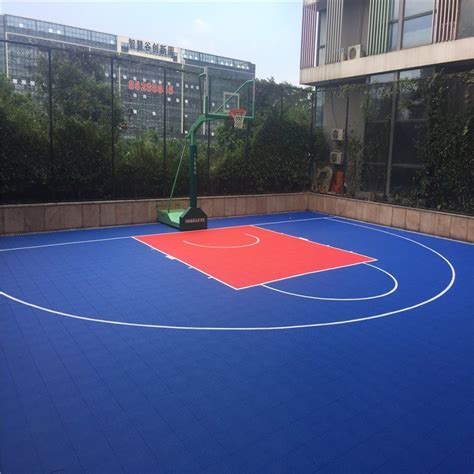 Modular Pp Outdoor Basketball Sports Floor Court Interlocking Sports