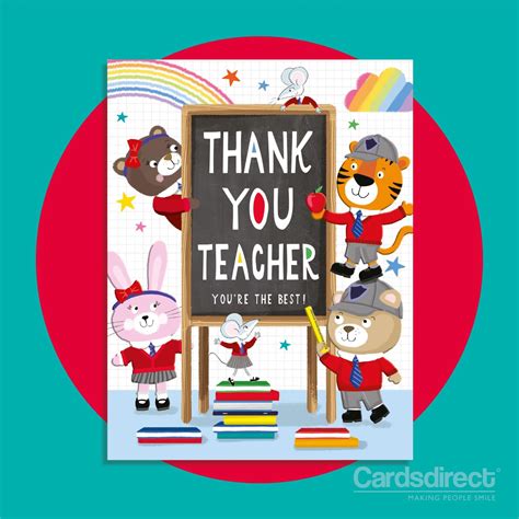 Cards Direct On Twitter Thank You Teacher You Are The Best