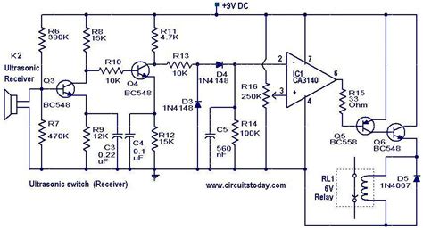 Ultrasonic Sensor Circuit Diagram