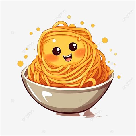 Cute Spaghetti Cartoon Illustration, Cute, Cartoon, Spaghetti PNG Transparent Image and Clipart ...