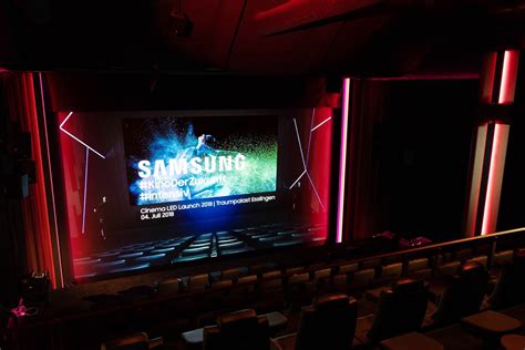 Kino-Revolution: Erstes Samsung Onyx Cinema LED jetzt in Deutschland
