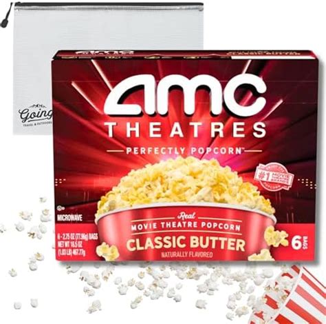 Movie Night Popcorn Bundle With 1 Amc Theatres Classic Butter Movie Theatre