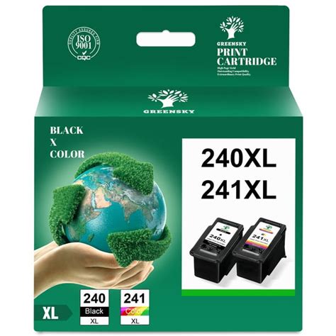 240xl 241xl Ink Cartridges Replacement For Canon 240 And 241 Ink Combo