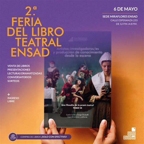 Segunda Feria Del Libro Teatral Ensad Ciudad