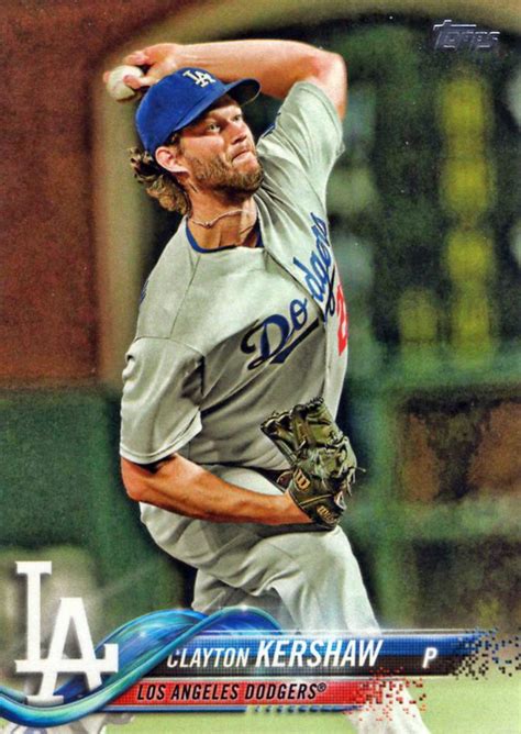 Topps Clayton Kershaw Trading Card Database