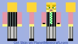 Ocelot in a Suit Minecraft Skin