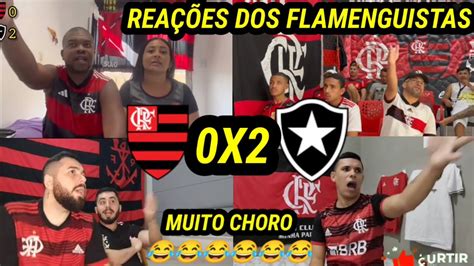 REAÇÕES DOS FLAMENGUISTAS FLAMENGO 0X2 BOTAFOGO MUITO CHORO YouTube