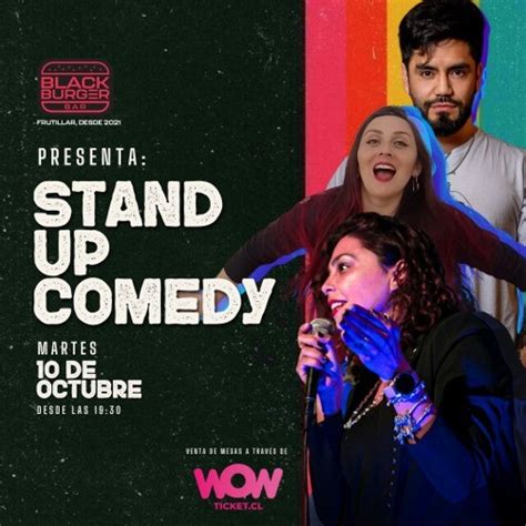 WowTicket Cl Venta De Entradas Online Stand Up Comedy Black