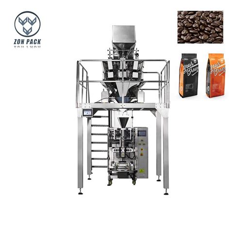 Automatic 500g 1kg Coffee Bean Four Sides Sealing Bag Packing Machine