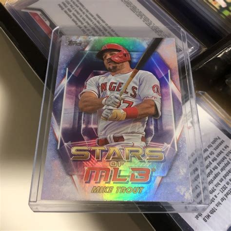 目立った傷や汚れなし2023 Topps Series 1 Stars of MLB SMLB 2 Mike Troutの落札情報