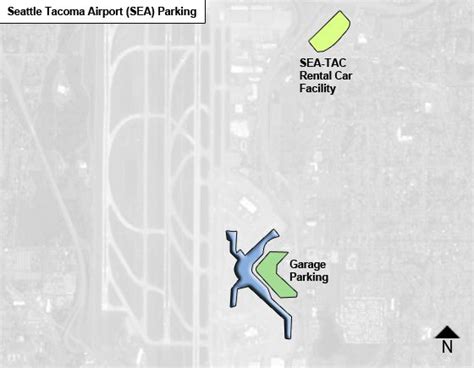 Seattle Tacoma Airport Parking | SEA Airport Long Term Parking Rates & Map